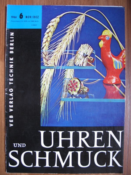 Uhren und Schmuck, DDR, Heft 6/ 1966, Mehrzweckuhr, Walter Prell Gera