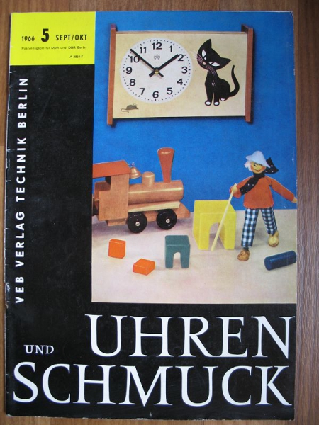 Uhren und Schmuck, DDR, Heft 5/ 1966, VEB Uhren- und Maschinenfabrik Ruhla