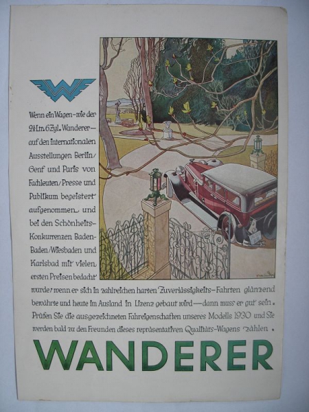 Wanderer 2,5 Liter 6 Zylinder, #1930/1