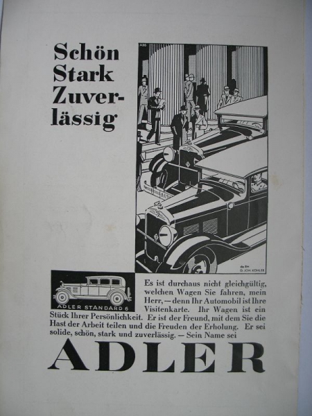 Adler Standard 6, #1930/1