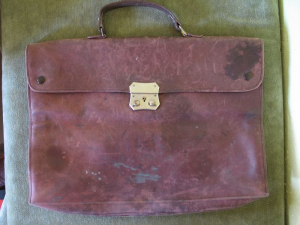 Tasche, Ledertasche, Aktentasche, um 1920