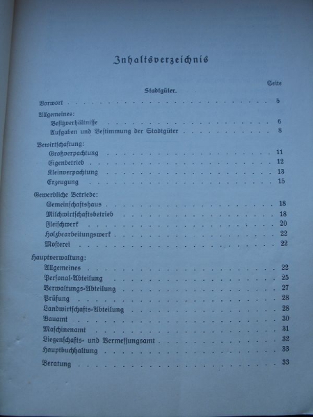 Verwaltungsbericht der Stadtgüterverwaltung und Forstverwaltung Berlin, 1936