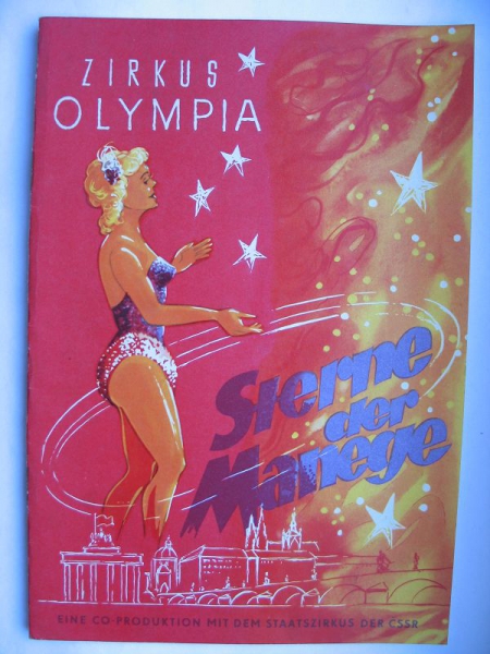 Zirkus Olympia, Sterne der Manege, Programmheft 1966