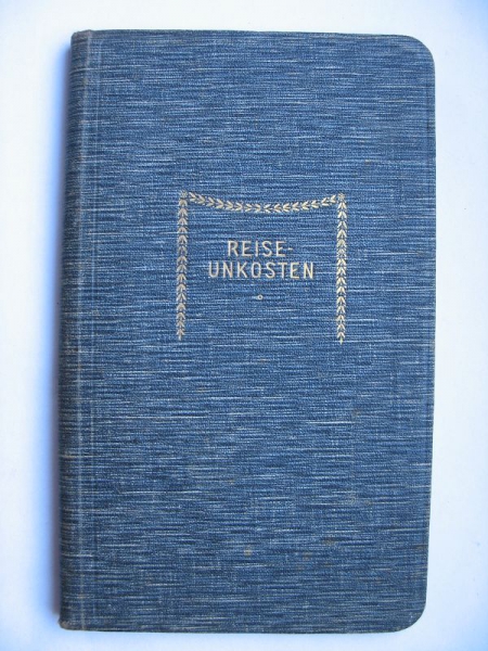 Reiseunkosten, Büchlein 1922- 1923, Inflation