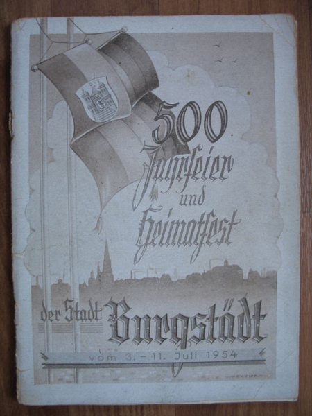 500 Jahrfeier und Heimatfest Burgstädt, 1954