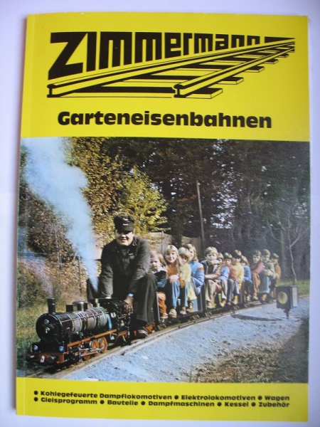 Zimmermann Garteneisenbahnen, Öhringen, Katalog 1995