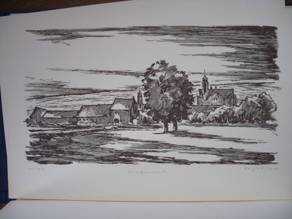 Kreis und Stadt Karl-Marx-Stadt, Siebdrucke von Erich W. Fischer