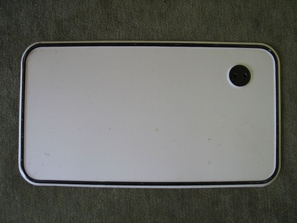 Nummernschild, Kennzeichen, DDR blanco, ca. 17 x 31 cm