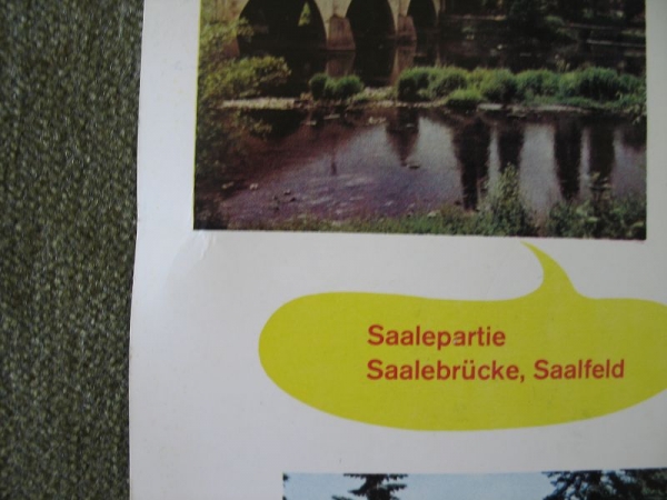Feengrotten Saalfeld, Prospekt, Schallplatte Herbert Roth + Autogramm