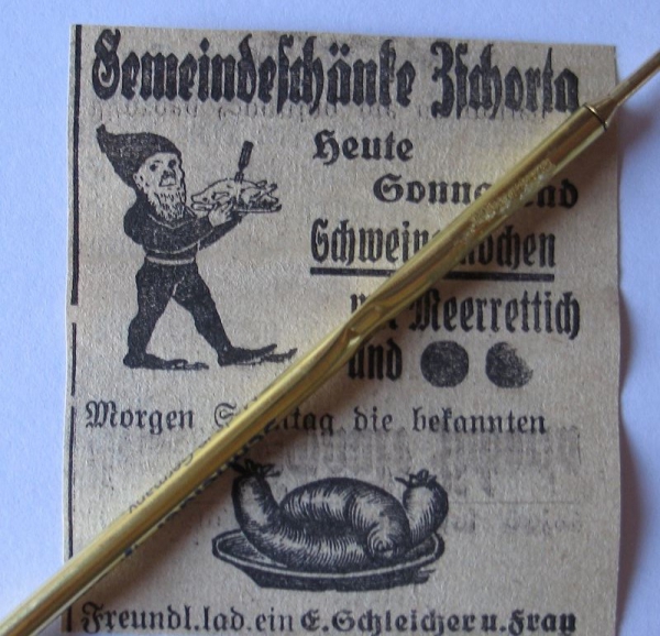 Gemeindeschänke Zschorta, E. Schleicher, Inserat, # 1939/2