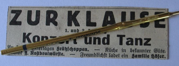 Zur Klause, Familie Höfer, Weida ?, Inserat, # 1939/2