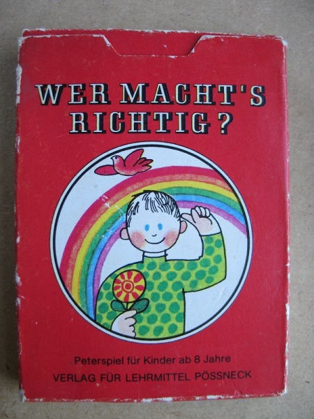 Wer macht's richtig?, Peterspiel für Kinder ab 8 Jahre, #80