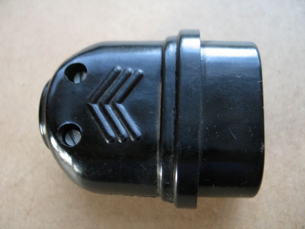 Kupplung Bakelit, 380 Volt, Kraftstrom, DDR, unbenutzt, #8