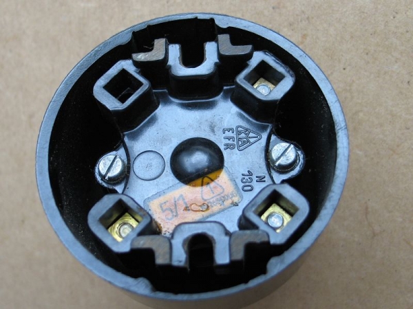 Serienschalter Bakelit, Aufputz, IKA EFR, unbenutzt, #139*