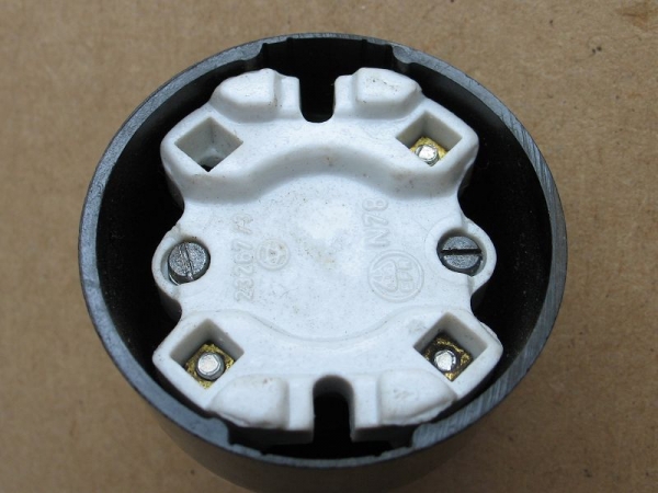 Serienschalter Bakelit, Aufputz, IKA EFR, unbenutzt, #140*