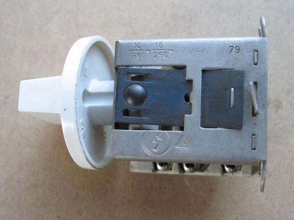 Schalter für Elektroherd oder Kochplatte, DDR, Herdschalter, unbenutzt, #3