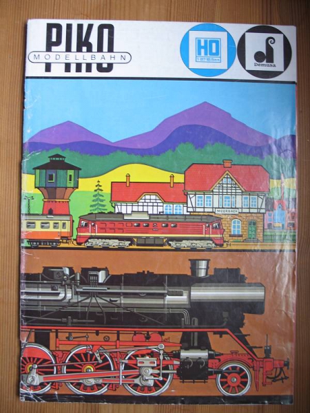 Katalog PIKO Modellbahn Demusa, H0, DDR um 1980