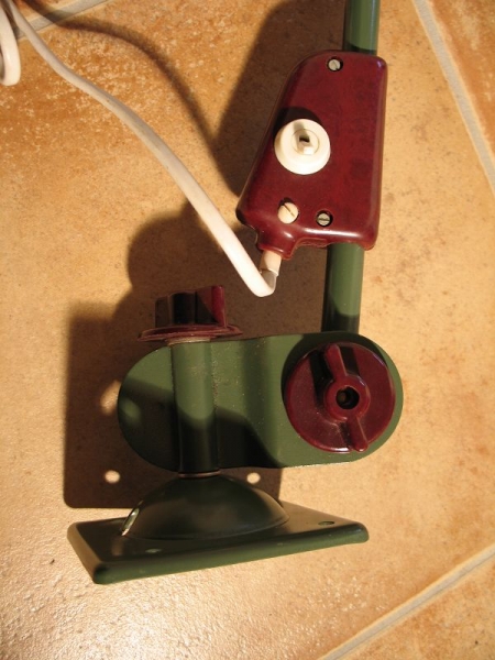 Gelenkleuchte, Werkstattlampe, VEB Zweckleuchtenbau Dresden, DDR, #4