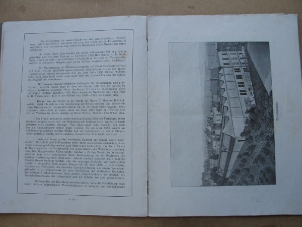 Festschrift 75 Jahre Fachschule Textilindustrie Reichenbach, 1923