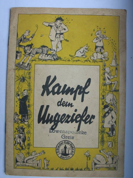 Kampf dem Ungeziefer, PEREAT, Chemische Fabrik J.D.Riedel- E.de Haen A.G. Berlin, um 1930