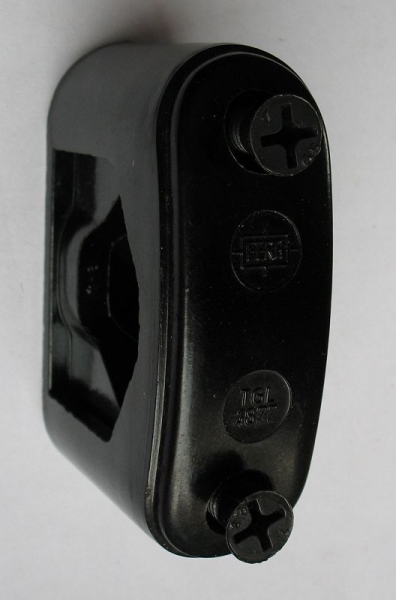 Kabelschelle FERA, DDR, BAKELIT, bis 35 mm, #32