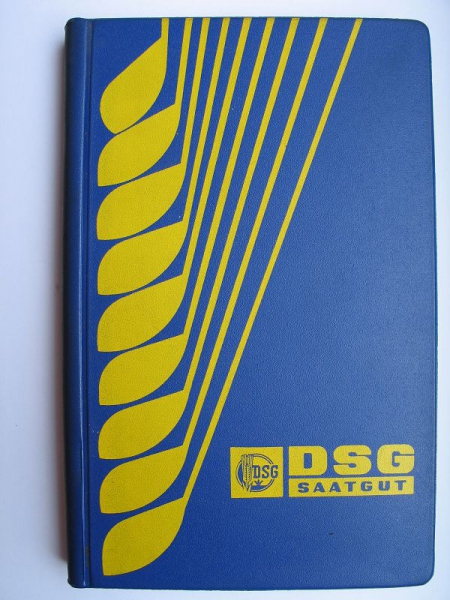 DSG Saatgut, Katalog für landwirtschatliches Saat- und Pflanzgut, DDR 1971/ 72