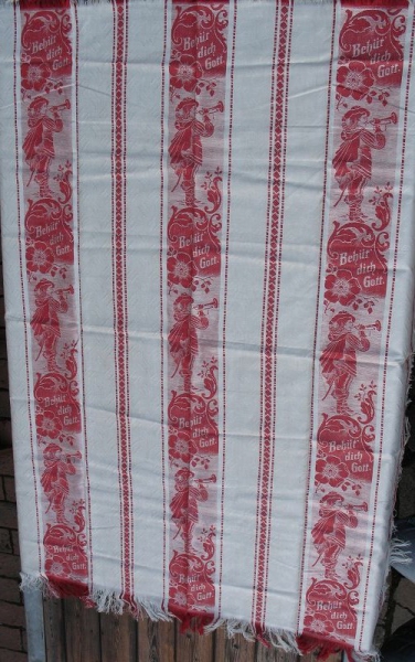 Tischdecke, Tischtuch, Behüt dich Gott, 115 x 140 cm, #2