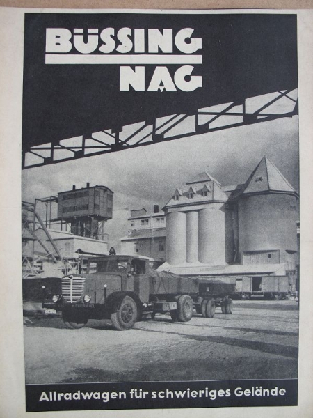 Büssing NAG, Allradwagen für schwieriges Gelände, 1941 #3