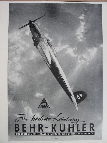 Behr Kühler, Kühlerfabrik Julius Behr Stuttgart- Feuerbach, 1941 #3