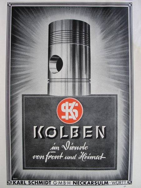 Karl Schmidt Neckarsulm, Kolben im Dienste von Front und Heimat, 1941 #3