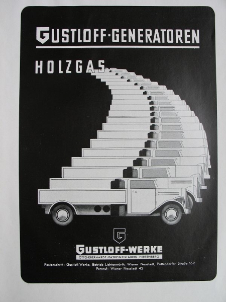 Gustloff Generatoren, Holzgas, Otto- Eberhardt- Patronenfabrik Hirtenberg, 1941 #3