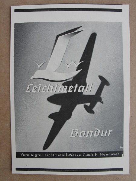 Vereinigte Leichtmetall- Werke Hannover, BONDUR, 1941 #1