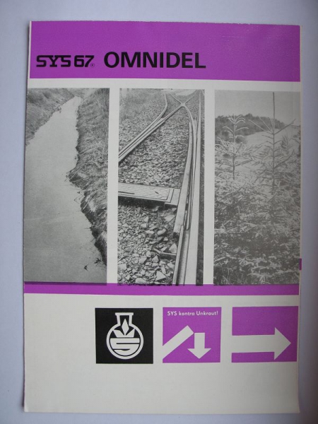 Prospekt SYS 67 Omnidel, VEB Synthesewerk Schwarzheide, DDR 1973, #67