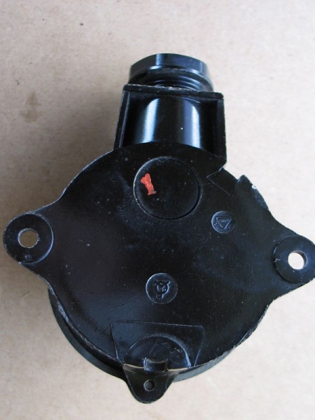 Ausschalter, Bakelit, Aufputz, Feuchtraum, dunkel, unbenutzt, #153*