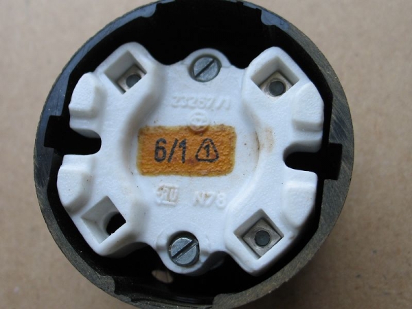 Wechselschalter, Zugschalter, ERU, dunkel, AP, unbenutzt, #207*