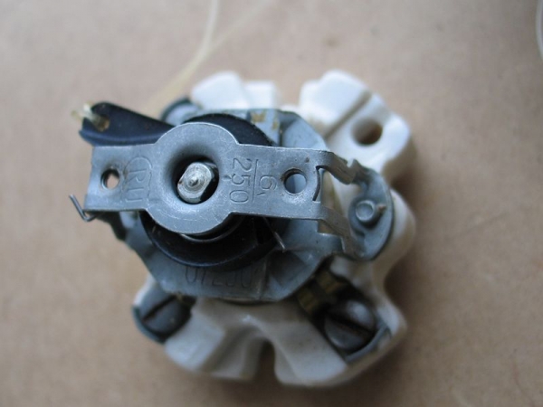 Wechselschalter, Zugschalter, ERU, dunkel, AP, unbenutzt, #207*