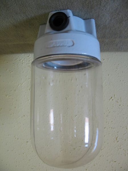 Kellerlampe, Hoflampe, Werkstattleuchte, 60-er Jahre, #16