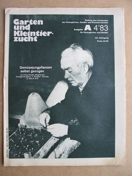 Heft 4/ 1983, Erhard Riedel Zwickau, Günter Döring Langengrassau