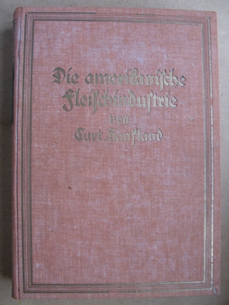 Die amerikanische Fleischindustrie, 1929