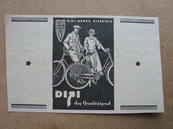 Dixi Qualitätsrad, Dixi Werke Eisenach, 1928 #9