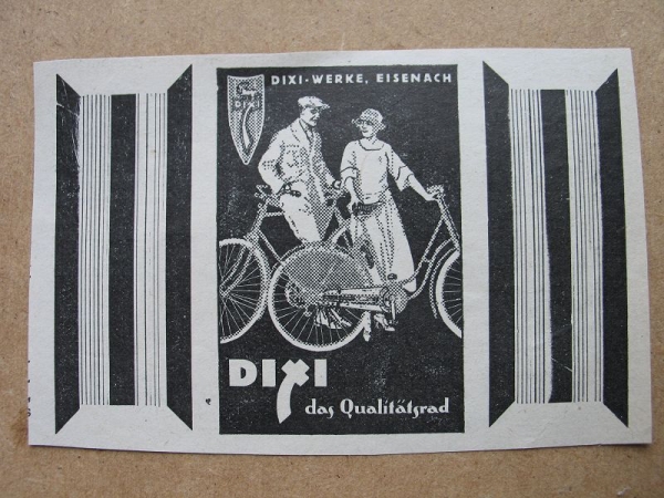 Dixi Qualitätsrad, Dixi Werke Eisenach, 1928 #8
