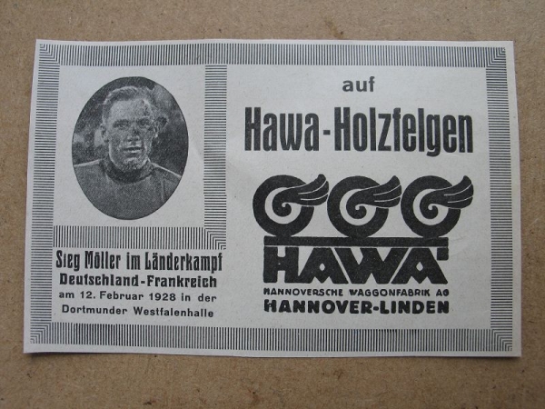HAWA Holzfelgen, Waggonfabrik Hannover- Linden, 1928 #6