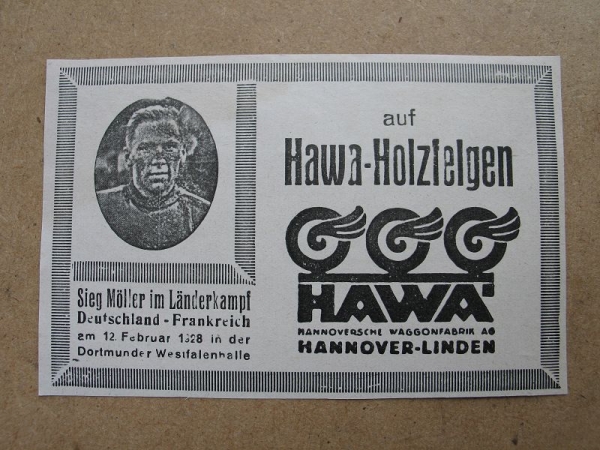 HAWA Holzfelgen, Waggonfabrik Hannover- Linden, 1928 #6