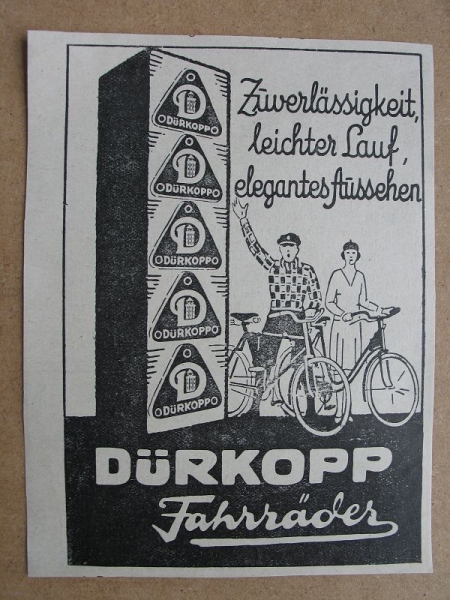 Dürkopp Fahrräder, Zuverlässigkeit, 1928 #6