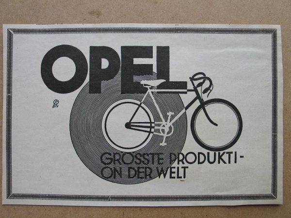 OPEL- Größte Fahrradproduktion der Welt, 1928 #3