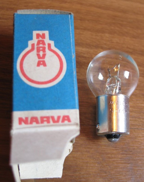 Glühlampe NARVA, 12V 15W, 12 Volt 15 Watt, #9