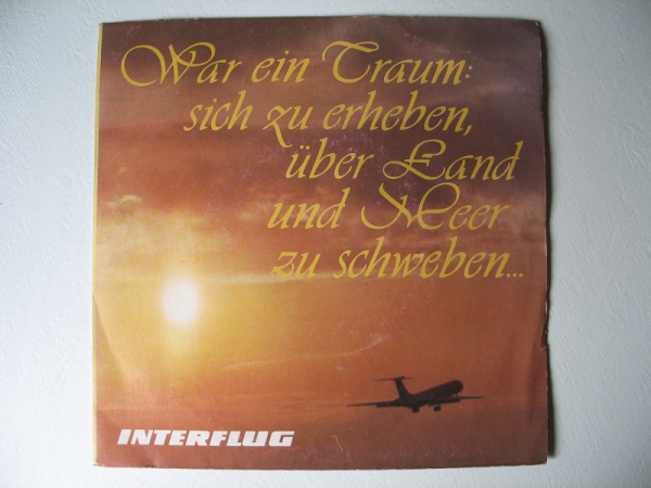Schallplatte, Single, Interflug, Das konnte der Herr Lilienthal nicht ahnen, Cantus-Chor, DDR 1987, #s38