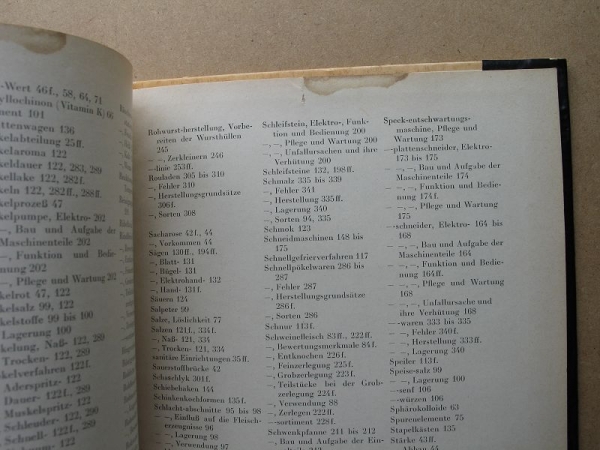 Fleischverarbeitung, DDR 1968