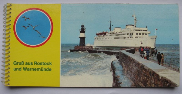 Gruß aus Rostock und Warnemünde, 8 Ansichtskarten, DDR 1984, #153