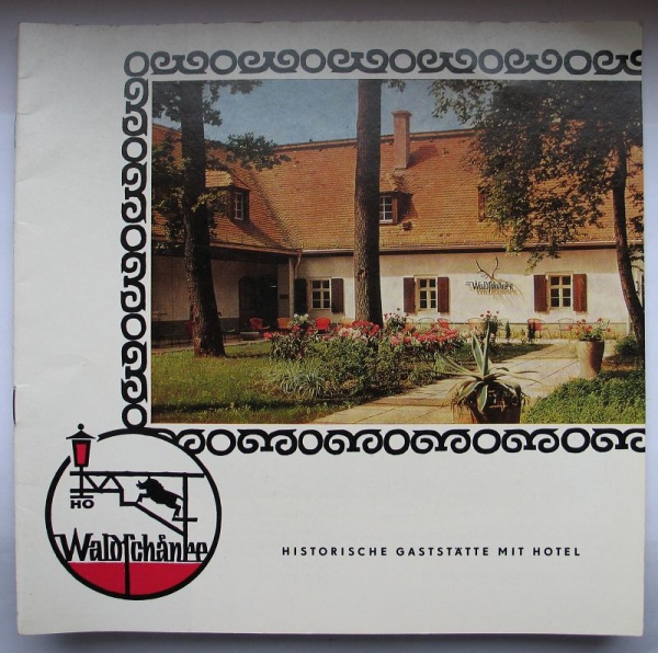 HO Gaststätte Waldschänke Moritzburg, DDR 1978